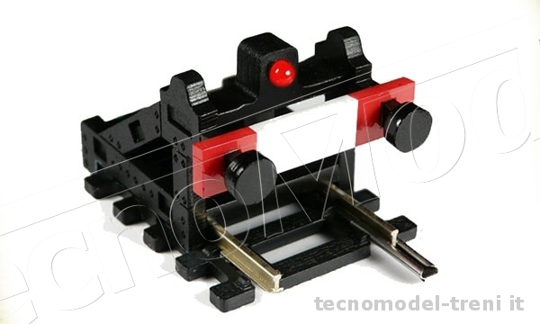 Modelleisenbahn Pufferstopp HO/OO Messgerät PROSES BF-HO-01 – Kabelloser Pufferstopp Mit Licht Für Modelleisenbahn (DCC Wireless) Tomytec Bus System