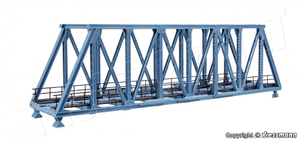 Kibri 39702 Ponte Ferroviario In Ferro Per Linea A Un Binario - Foto 12