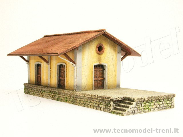 Magazzino Merci Plastico Ferroviario 