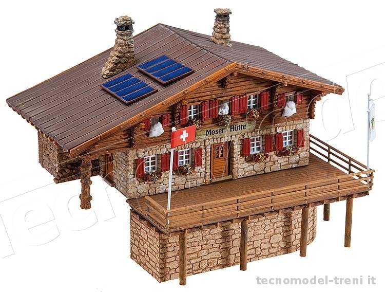 FALLER 131522 Faller HO Baita Alpina in kit di montaggio gia colorato scala 1:87 