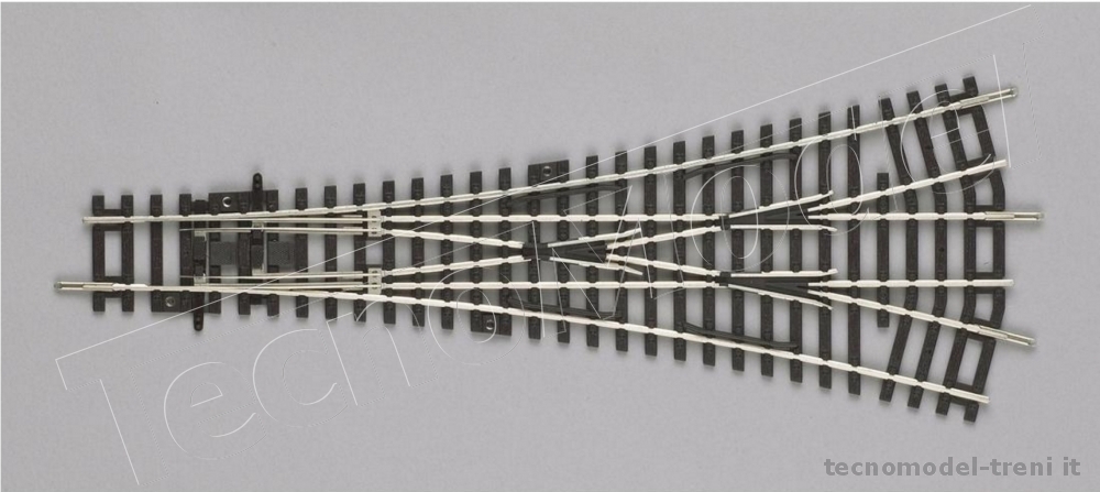 55225 Piko H0 scambio triplo W3 R9 2 x angoli da 15 gradi