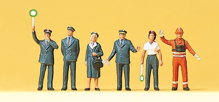 Preiser 10236 PERSONALE FERROVIARIO DB 1989 1:87//h0