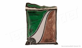 Woodland Scenics B77 Iron Ore Medium Ballast in bustina da 353 cu cm