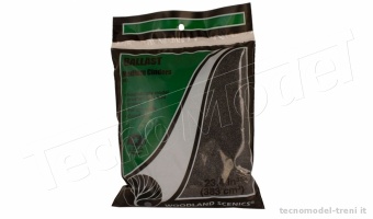 Woodland Scenics B83 Cinders Medium Ballast in bustina da 353 cu cm