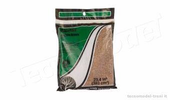 Woodland Scenics B79 Brown Medium Ballast in bustina da 353 cu cm