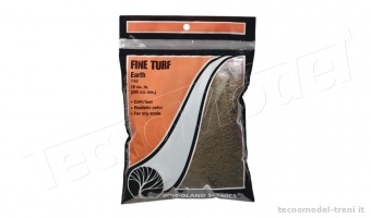 Woodland Scenics T42 Fine Turf Earth in bustina da 353 cu cm