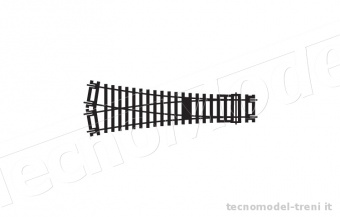 Hornby R8076 Scambio simmetrico a Y raggio 852 mm archi 11.25°