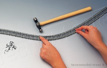 Hornby R621 Binario flessibile H0 da 970 mm