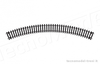 Hornby R605 Doppia curva 1st raggio 371 mm arco 45°