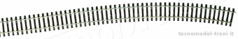 Roco 42400 Binario flessibile con traverse in legno, lunghezza 920 mm