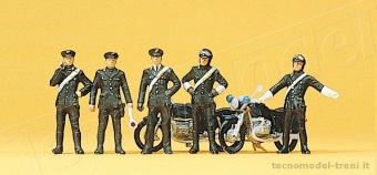 Preiser 10175 Carabinieri con motociclette