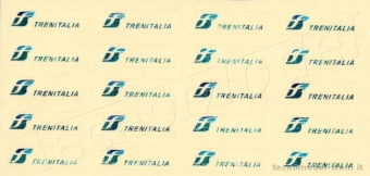 Simplon Model 312 Decals ad acqua FS Trenitalia, 20 pz. in stampa termica fustellati