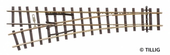 Tillig 85632 Scambio sinistro H0m scartamento 12 mm