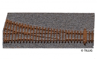 Tillig 86561 Massicciata STYROSTONE per scambio 85343.serie ELITE codice 83