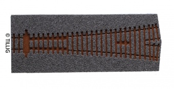 Tillig 86575 Massicciata STYROSTONE per scambio simmetrico 85380 serie ELITE codice 83