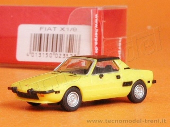 Herpa 23528G Fiat X 1/9 gialla