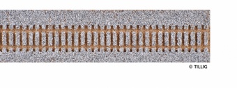 Tillig 86557 Massicciata STYROSTONE L. 950 mm per binario flessibile 85136 serie ELITE codice 83