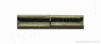 Fleischmann 6433 Giunzioni isolanti in plastica color ottone, 12 pz.