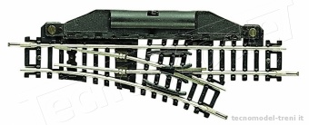 Fleischmann 22251 Scambio elettrico destro, lunghezza 104,2 mm, 24°