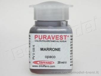 Puravest PV01056 Marrone opaco, confezione da 25ml. 