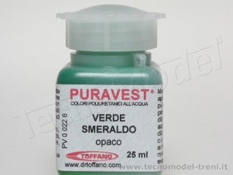 Puravest PV00226 Verde smeraldo opaco, confezione da 25ml. 