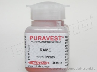 Puravest PVM1346 Rame metallizzato, confezione da 25ml.