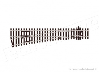 Peco SL-96 Scambio sinistro non polarizzato codice 100 - 2,5 mm