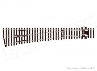 Peco SL-E189 Scambio sinistro polarizzato codice 75 - 1,9 mm