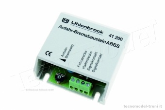 Uhlenbrock 41200 Modulo elettronico per frenatura e controllo del segnale in linea