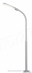 Viessmann 6090 Lampione stradale moderno con Led a luce bianca, 100 mm