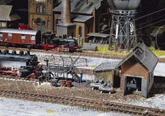 Faller 222138 Accessori per rimessa per locomotive, Scala N
