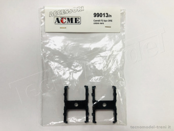 Acme 99013/n Confezione due carrelli FS tipo ORE colore nero
