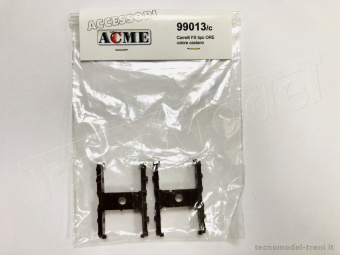 Acme 99013/c Confezione due carrelli FS tipo ORE colore castano