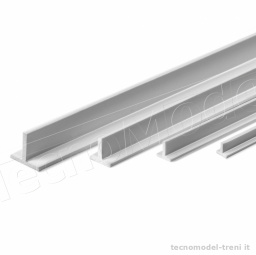 Amati 3413.54 Abs bianco, listello profilo a T 3 x 500 mm, 1 pz.