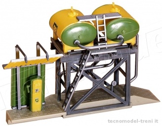 Faller 120145 Serbatoio carburante con stazione di rifornimento per locomotive diesel