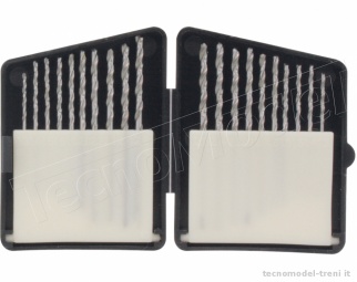 DONAU Elektronik HSS225 Serie di punte per forare da 1,3 a 2,5 mm, 20 pz.
