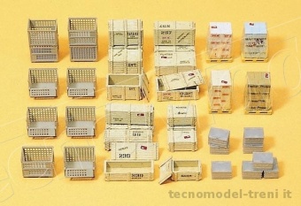 Preiser 17110 Casse e contenitori su pallet