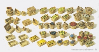 Preiser 17502 Ceste di frutta e verdura