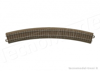 Trix T62430 Binario curvo R4 raggio 579,3 mm 30° con massicciata