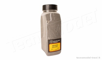 Woodland Scenics B1382 Gray Medium Ballast con dosatore shaker da 945 cu cm