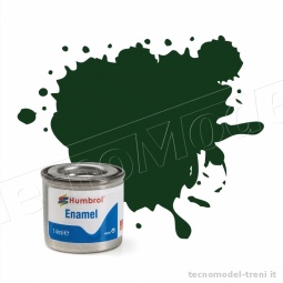 Humbrol A0031 N. 3 Verde scuro GLOSS - Smalto sintetico 14 ml.