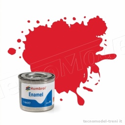 Humbrol A0206 N. 19 Rosso GLOSS - Smalto sintetico 14 ml.