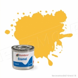 Humbrol A0268 N. 24 Giallo MATT - Smalto sintetico 14 ml.