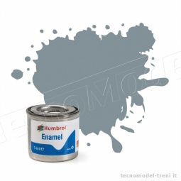 Humbrol A0967 N. 87 Grigio acciaio MATT - Smalto sintetico 14 ml.