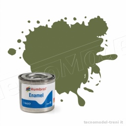 Humbrol A0881 N. 80 Verde erba MATT - Smalto sintetico 14 ml.