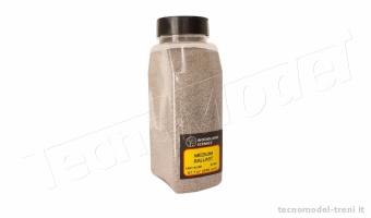 Woodland Scenics B1394 Gray Blend Medium Ballast con dosatore shaker da 945 cu cm