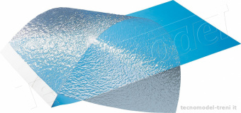 Faller 170791 Lastra in plastica per effetto acqua, 53 x 26 cm