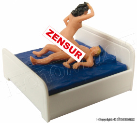 Viessmann 1504 Letto con personaggi sexy in movimento