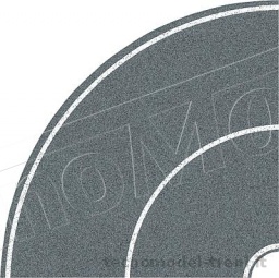Faller 170631 Strada asfaltata con segnaletica orizzontale, curva a 90°, 4 pz.
