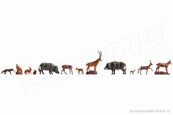 Noch 15745 Animali selvatici, confezione 12 pz.